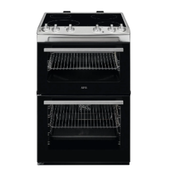Aeg CCX6501ACM 60Cm Double Oven Electric Cooker With Ceramic Hob