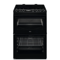 Aeg CCX6740ACB Aeg 6000 Steambake Ccx6740acb 60Cm Electric Cooker With Ceramic Hob - Black - A Rated