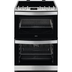 Aeg CIB6734ACM Aeg 6000 Steambake Cib6734acm 60Cm Electric Cooker With - Stainless Steel - A Rated