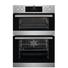 Aeg DCB331010M Built In Electric Double Oven - Stainless Steel