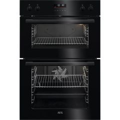 Aeg DCE531160B Built In Electric Double Oven - Black