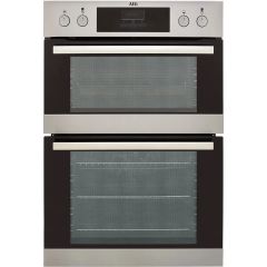 Aeg DEB331010M Built In Electric Double Oven - Stainless Steel - A/A Rated