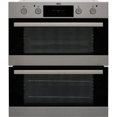 Aeg DUB331110M Built Under Electric Double Oven - Stainless Steel