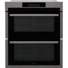 Aeg DUE731110M Built Under Electric Double Oven - Stainless Steel