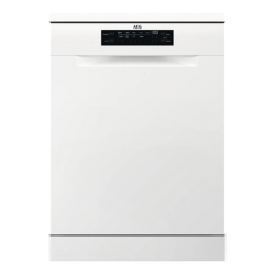 Aeg FFB75727PW Aeg 7000 Series Ffb75727pw Full Size Dishwasher - White - B Rated