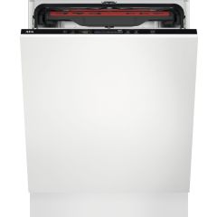 AEG 6000 SatelliteClean® FSS64907Z Fully Integrated Standard Dishwasher - Black Control Panel with Sliding Door Fixing Kit 
