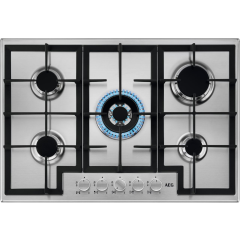 AEG 3000 Slim Line HGX75400SM 74cm Gas Hob 