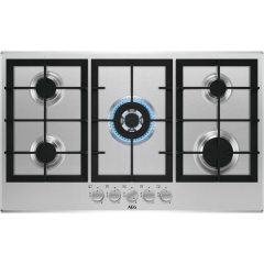 Aeg HGX95320SM 3000 Slim Line HGX95320SM 86cm Gas Hob