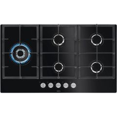 Aeg HKB95820NB 86Cm Gas Hob - Black