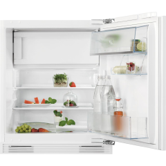 AEG NSF6I82EF Integrated Under Counter Fridge with Ice Box - Fixed Door Fixing Kit - White 
