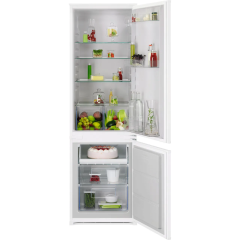 Aeg OSC6L181ES 177cm 70/30 Integrated Fridge Freezer with Sliding Door Hinge - White