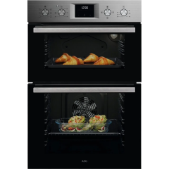 AEG OU5NP20M Built In Electric Double Oven - Stainless Steel