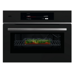 Aeg TK8NK721T Aeg Combiquick Tk8nk721t 49 Litre 46Cm High, Built In Combination Microwave Oven - Bla