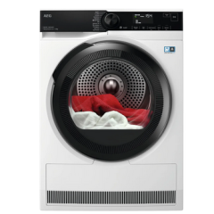 Aeg TR848A4B2 Aeg 8000 Absolutecare® Tr848a4b2 8Kg Heat Pump Tumble Dryer - Black - A+++ Rated