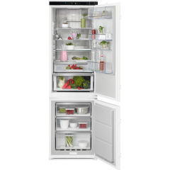 AEG 8000 Series TSC8M181CS 177cm High 70/30 Integrated Frost Free Fridge Freezer - White 