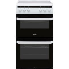 Amica AFC5100WH 50Cm Ceramic Twin Cavity Cooker In White