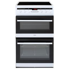 Amica AFC5550WH 50Cm Ceramic Double Oven In White