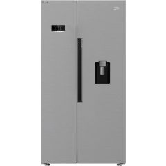 Beko ASD2442VPS Harvestfresh™ Non-Plumbed Frost Free American Fridge Freezer - Stainless Steel Effec