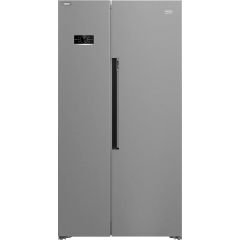 Beko ASL1442VPS Harvestfresh™ Frost Free American Fridge Freezer - Stainless Steel Effect 