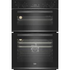 Beko BBXDF29300Z Recyclednet® Built In Electric Double Oven - Dark Steel