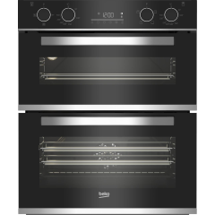 Beko bPRO 500 BBXTF25300X Built Under Electric Double Oven - Black 
