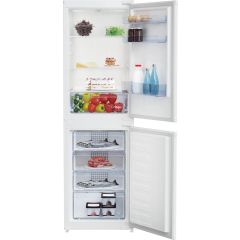 Beko BCFD450 Integrated 50/50 Frost Free Fridge Freezer With Sliding Door Fixing Kit - White