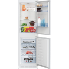 Beko BCSM450 178cm High 50/50 Integrated Fridge Freezer with Sliding Door Fixing Kit - White 