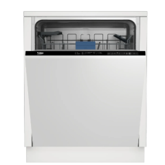 Beko BDIN25440 Integrated Full Size Dishwasher- Black Control Panel