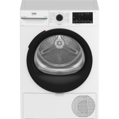 Beko SteamCure BM3T3833W 8Kg Heat Pump Tumble Dryer - White 