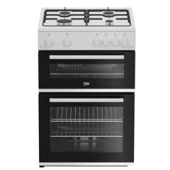 Beko FDG6201W Beko Fdg6201w 60Cm Gas Cooker - White - A/A+ Rated