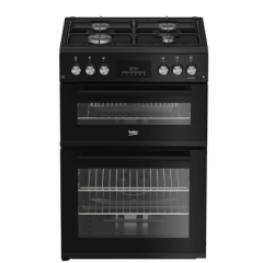 Beko FDG6231CK Beko Fdg6231ck 60Cm Gas Cooker - Black - A Rated