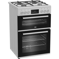 Beko FDG6231CW Beko Fdg6231cw 60Cm Freestanding Gas Cooker - White - A Rated