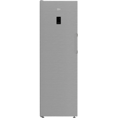 Beko FNP4686PS Frost Free Upright Freezer - Stainless Steel 