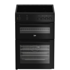 Beko FTC6701K Aeroperfect 60Cm Wide Single Oven Electric Cooker With Ceramic Hob