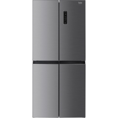 Beko HarvestFresh™ GN15880VPX Frost Free American Fridge Freezer - Stainless Steel Effect 