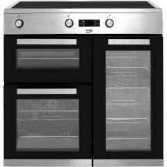 Beko KDVI90X 90Cm Electric Range Cooker With Induction Hob - Stainless Steel