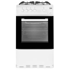 Beko KSG580W 50cm Freestanding Gas Cooker - White 
