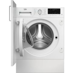 Beko WTIK94121F Recycledtub® Integrated 9Kg Washing Machine With 1400 Rpm - White