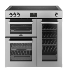 Belling 444411796 COOKCENTRE 90EI STA 444411796 Cookcentre 90Ei 90Cm Electric Range Cooker With Indu