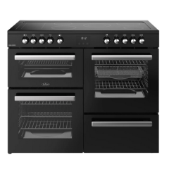 Belling 444411803 COOKCENTRE 110E BLK 444411803 Belling Cookcentre 110E 110Cm Electric Range Cooker 