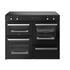 Belling 444411807 COOKCENTRE 110EI BLK 444411807 Cookcentre 110Ei 110Cm Electric Range Cooker With I