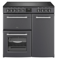 Belling 444411816 FARMHOUSE 90E ANT 444411816 Belling Farmhouse 90E 90Cm Electric Range Cooker With 