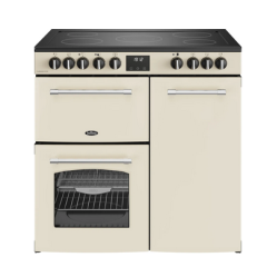 Belling 444411818 FARMHOUSE 90E CRM 444411818 Belling Farmhouse 90E 90Cm Electric Range Cooker With 