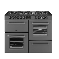 Belling 444411837 FARMHOUSE 110DF ANT 444411837 Farmhouse 110Df 110Cm Dual Fuel Range Cooker - Anthr
