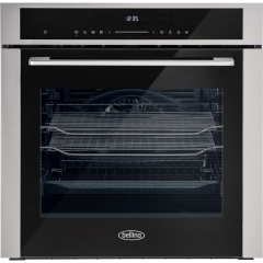 Belling ComfortCook™ BEL BI603MFPY STA Built In Electric Single Oven and Pyrolytic Cleaning - Stainless Steel 
