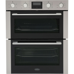 Belling ComfortCook™ BEL BI703MFC Built Under Electric Double Oven - Stainless Steel 
