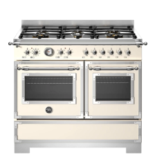 Bertazzoni HER106L2EAVT2 Heritage Series HER106L2EAVT2 100cm wide Gas Range Cooker - Ivory