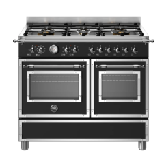 Bertazzoni HER106L2ENET Heritage Series HER106L2ENET 100cm wide Dual Fuel Range Cooker with Gas Hob 