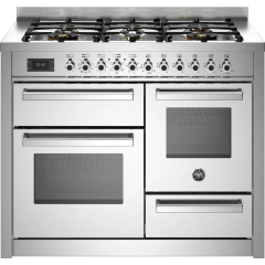 Bertazzoni PRO116L3EXT2 Professional Series PRO116L3EXT2 110cm wide Gas Range Cooker - Stainless Ste