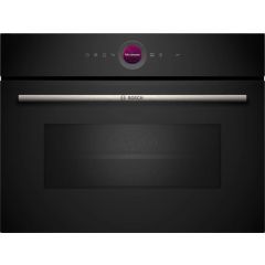 Bosch CEG732XB1B Series 8 Built In Microwave With Grill - Black